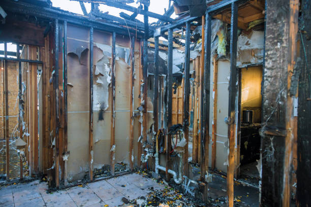 Professional Fire Damage Removal technician working in Millersburg, OR
